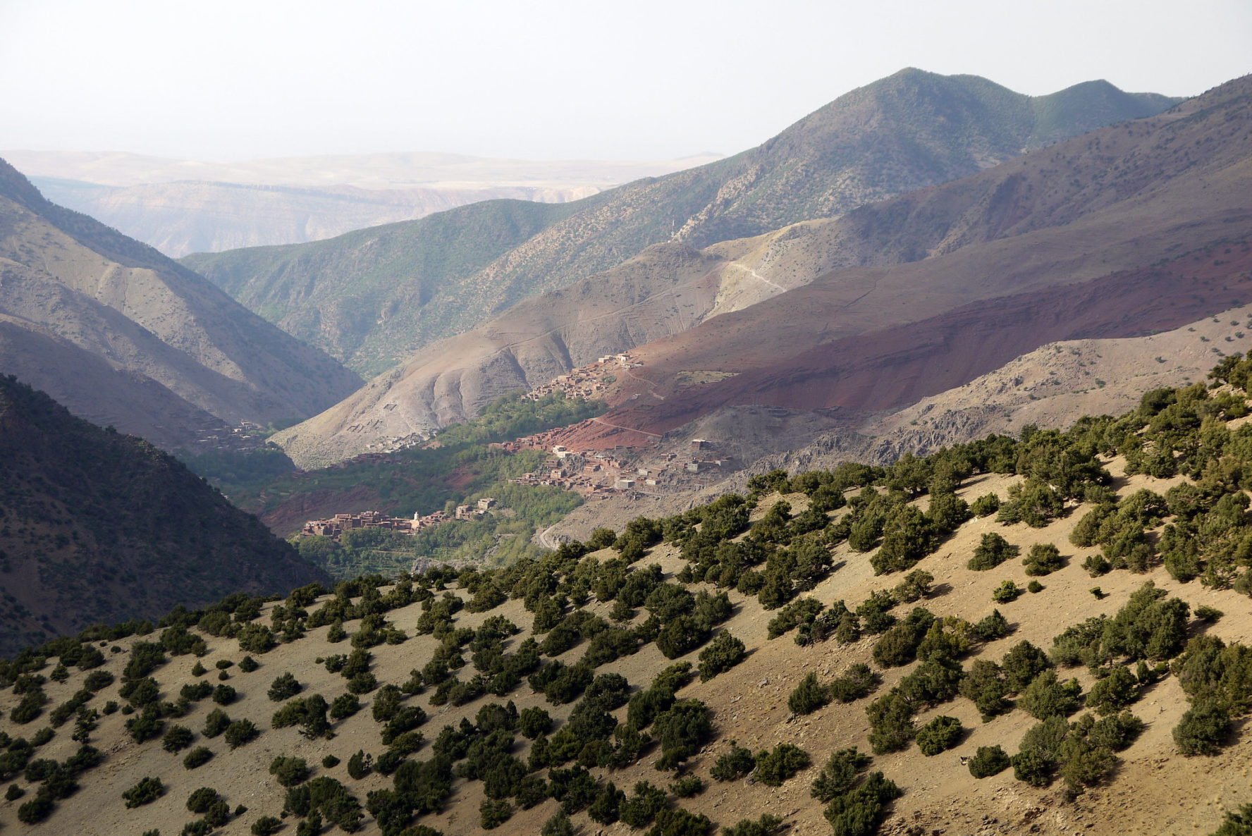 hiking in morocco atlas mountains